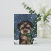 ヨークシャーテリア ポストカード (スタンド正面)