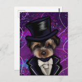 ヨークシャーテリア ポストカード (正面/裏面)