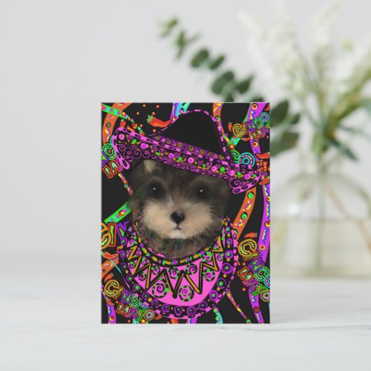 ヨークシャーテリア ポストカード (スタンド正面)