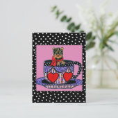 ヨークシャーテリア ポストカード (スタンド正面)