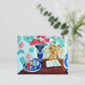 ヨークシャーテリア ポストカード (スタンド正面)