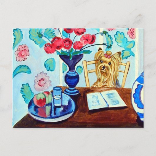 ヨークシャーテリア ポストカード (正面)