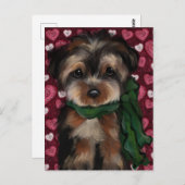 ヨークシャーテリア ポストカード (正面/裏面)