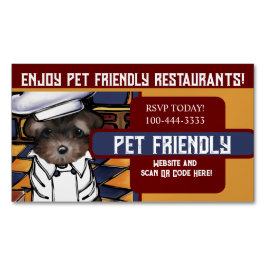 ヨークシャーテリア マグネット名刺