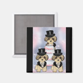 ヨークシャーテリア マグネット (正面/裏面)