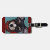 ヨークシャーテリア ラゲッジタグ (正面横)