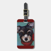 ヨークシャーテリア ラゲッジタグ (正面縦)