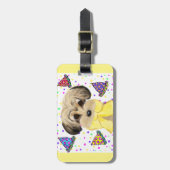 ヨークシャーテリア ラゲッジタグ (正面縦)