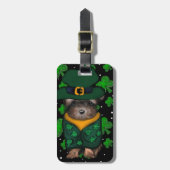 ヨークシャーテリア ラゲッジタグ (正面縦)