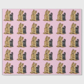 ヨークシャーテリア ラッピングペーパー (フラット)