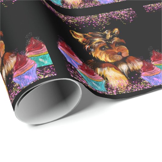 ヨークシャーテリア ラッピングペーパー (ロールコーナー)