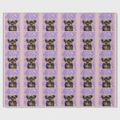 ヨークシャーテリア ラッピングペーパー (フラット)