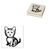 ヨークシャーテリア ラバースタンプ (押印)