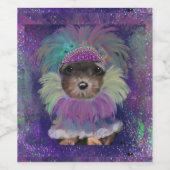 ヨークシャーテリア ワインラベル (シングルラベル)