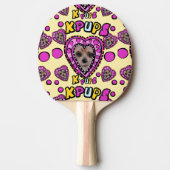 ヨークシャーテリア 卓球ラケット (正面)