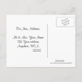 ヨークシャーテリア~新しいパッドに移動!ポストカード 案内ポストカード (裏面)