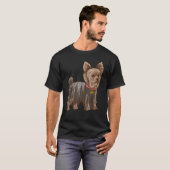 ヨークシャーテリア - 犬の識別 - 犬好き Tシャツ (正面フル)