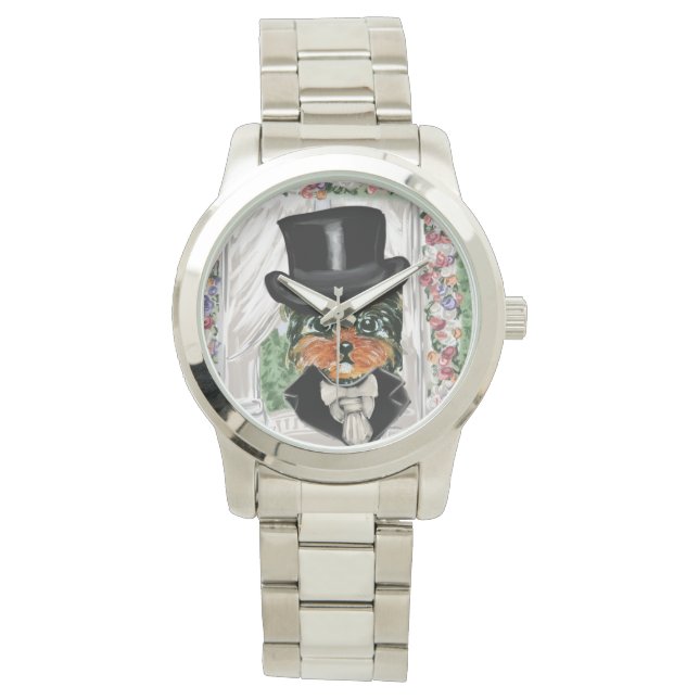 ヨークシャーテリア 腕時計 (正面)