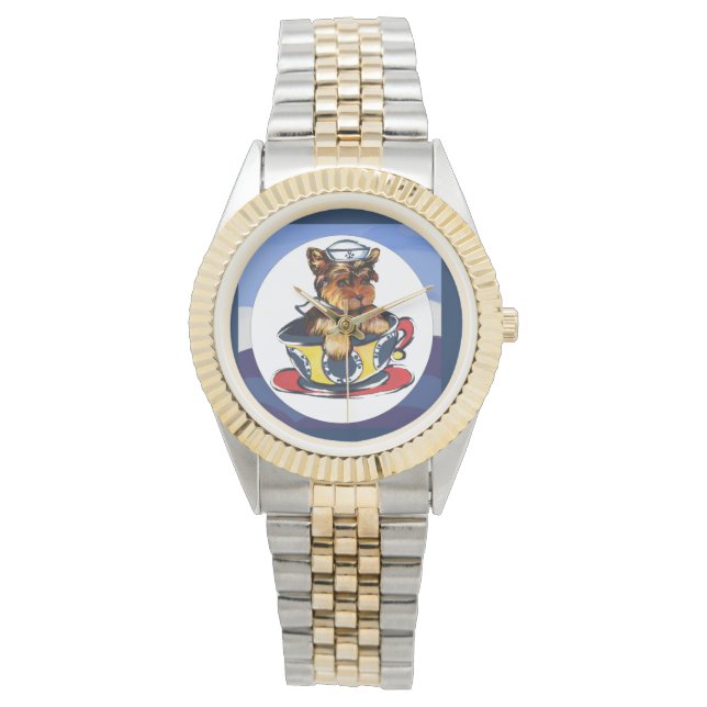 ヨークシャーテリア 腕時計 (正面)