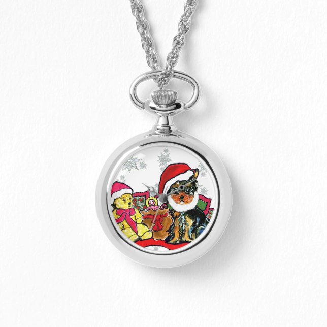 ヨークシャーテリア 腕時計 (正面)