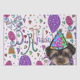 ヨークシャーテリア 薄葉紙