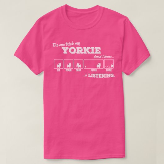 ヨークシャーテリア Tシャツ (デザイン正面)