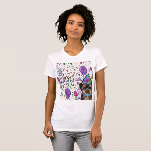 ヨークシャーテリア Tシャツ (正面フル)