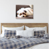 ヨークシャーテリア, Yorkshire Terrier, Experience Ennui キャンバスプリント (インサイチュ (寝室))