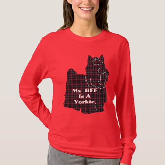 ヨークシャーテリアBFFギフト Tシャツ (正面)