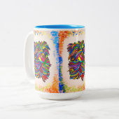 ヨークシャーテリアBGラブマグ ツートーンマグカップ (正面左)