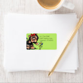 ヨークシャーテリアnチューリップオリーブ ラベル (インサイチュ)