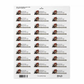 ヨークシャーテリアnチューリップ ラベル (フルシート)