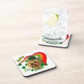 ヨークシャーテリアSt patricks コースター (右側)