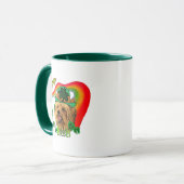 ヨークシャーテリアSt patricks マグカップ (正面左)