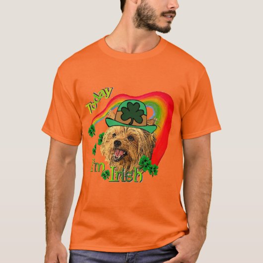 ヨークシャーテリアSt patricks Tシャツ (正面)