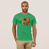 ヨークシャーテリアSt patricks Tシャツ (正面フル)