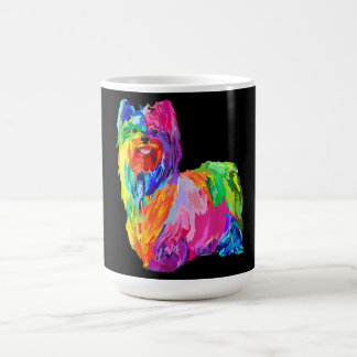 ヨークシャーテリー恋人のための犬の恋人のギフトヨークシャーテリア モーフィングマグカップ