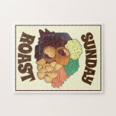 ヨークシャープディング日曜日英国料理ロースト ジグソーパズル (横)