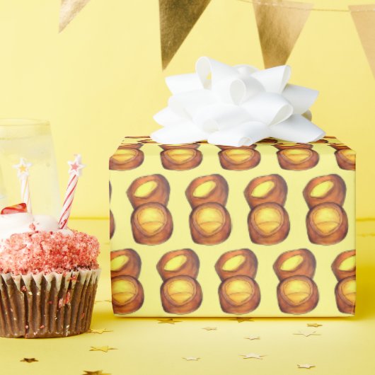 ヨークシャープディング日曜日英国料理ロースト ラッピングペーパー (誕生日パーティー)