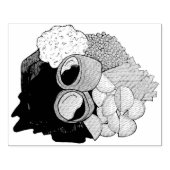 ヨークシャープディング日曜日英国料理ロースト ラバースタンプ (インプリント)