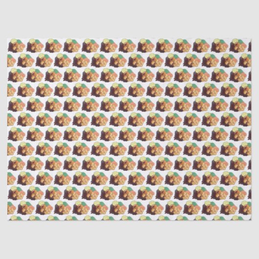 ヨークシャープディング日曜日英国料理ロースト 薄葉紙 (正面)