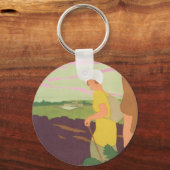 ヨークシャームーア キーホルダー (正面)