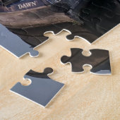 ヨークシャー州かつおトンカナルバージとカナル盆地 ジグソーパズル (側面)