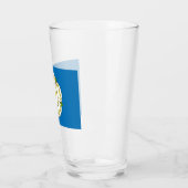 ヨークシャー州旗 タンブラーグラス (左)