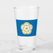 ヨークシャー州旗 タンブラーグラス (正面)