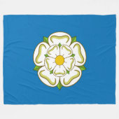 ヨークシャー州旗 フリースブランケット (正面(横))