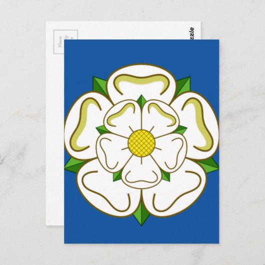 ヨークシャー州旗 ポストカード (正面/裏面)