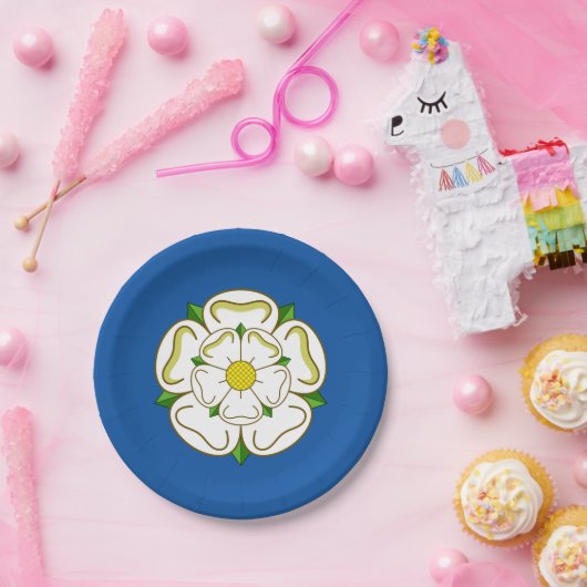 ヨークシャー州運動会州旗 ペーパープレート (パーティー)