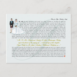 ヨークシャー文字 ポストカード