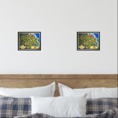 ヨークシャー旅行ポスターの絵図 (寝室)